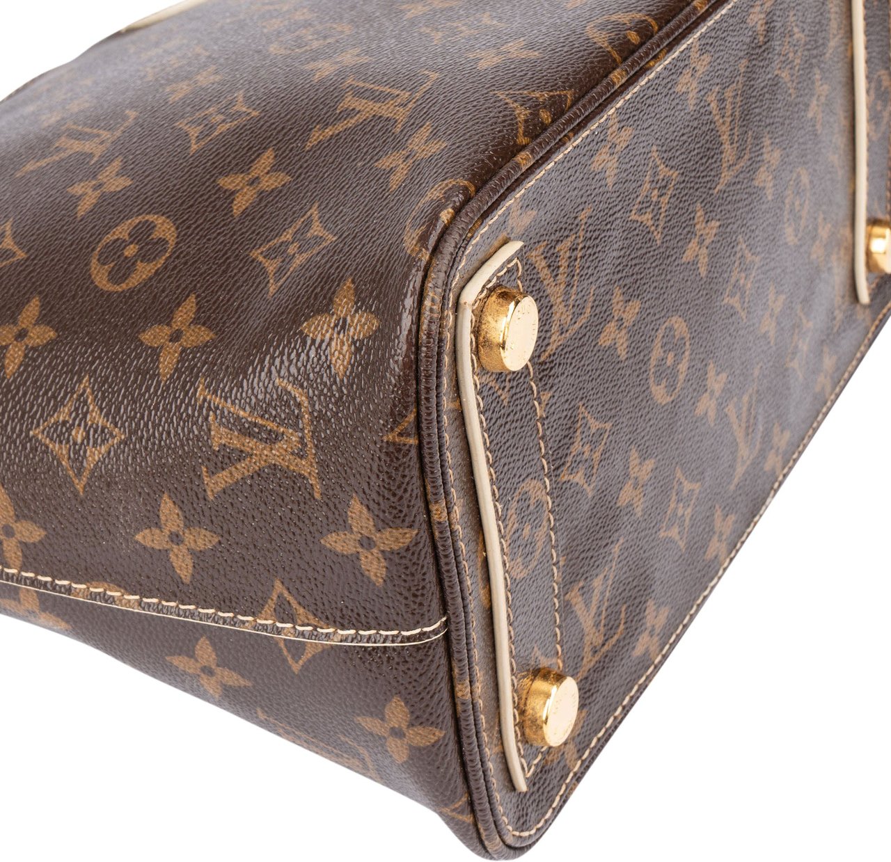 Louis Vuitton Louis Vuitton Limited Canvas Monogram Automne Hiver Lockit Handbag Bruin