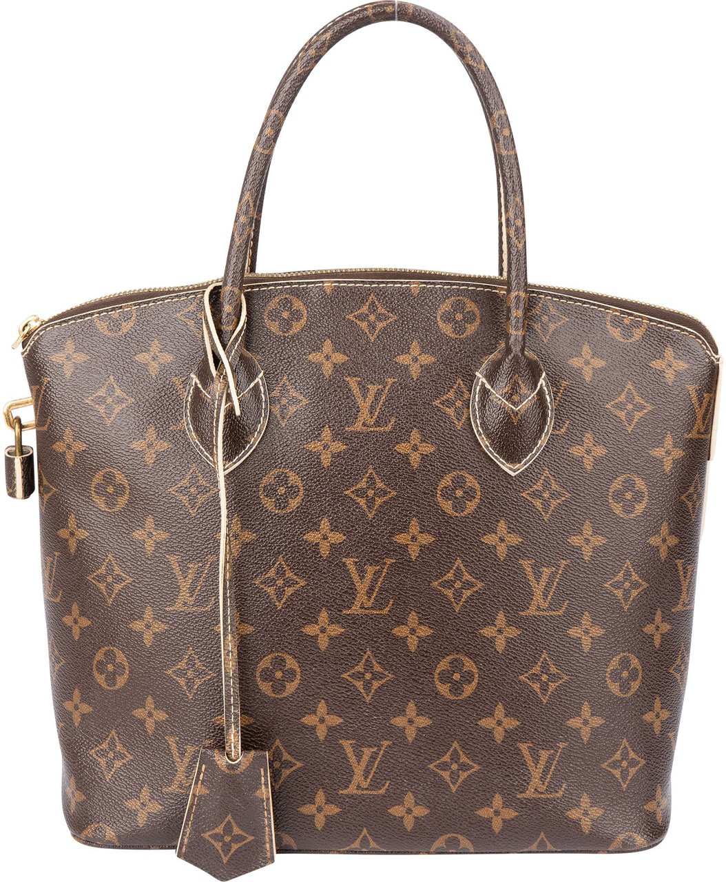 Louis Vuitton Louis Vuitton Limited Canvas Monogram Automne Hiver Lockit Handbag Bruin