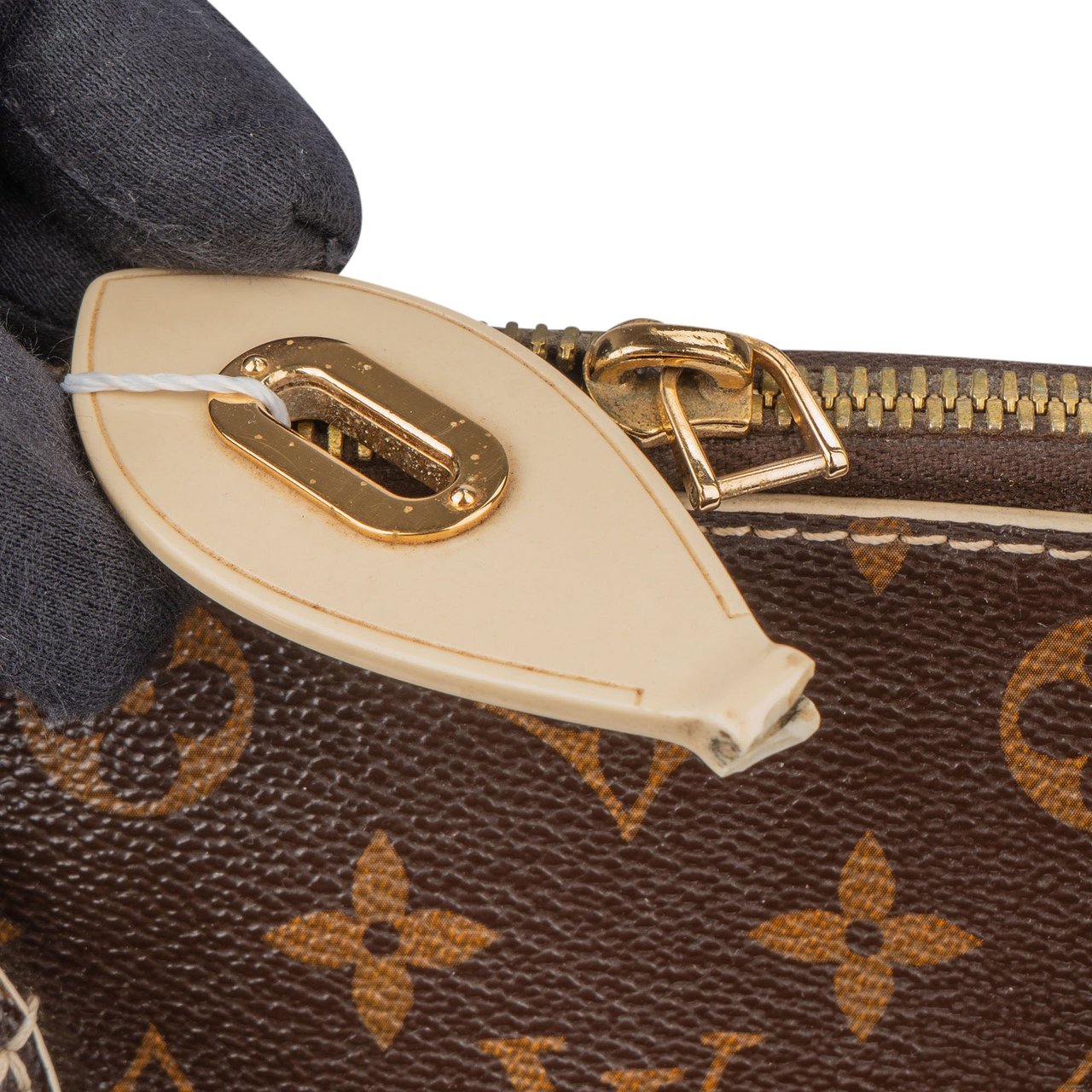 Louis Vuitton Louis Vuitton Limited Canvas Monogram Automne Hiver Lockit Handbag Bruin