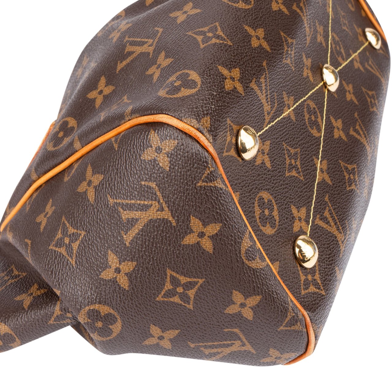 Louis Vuitton Louis Vuitton Canvas Monogram Tivoli PM Handbag Bruin