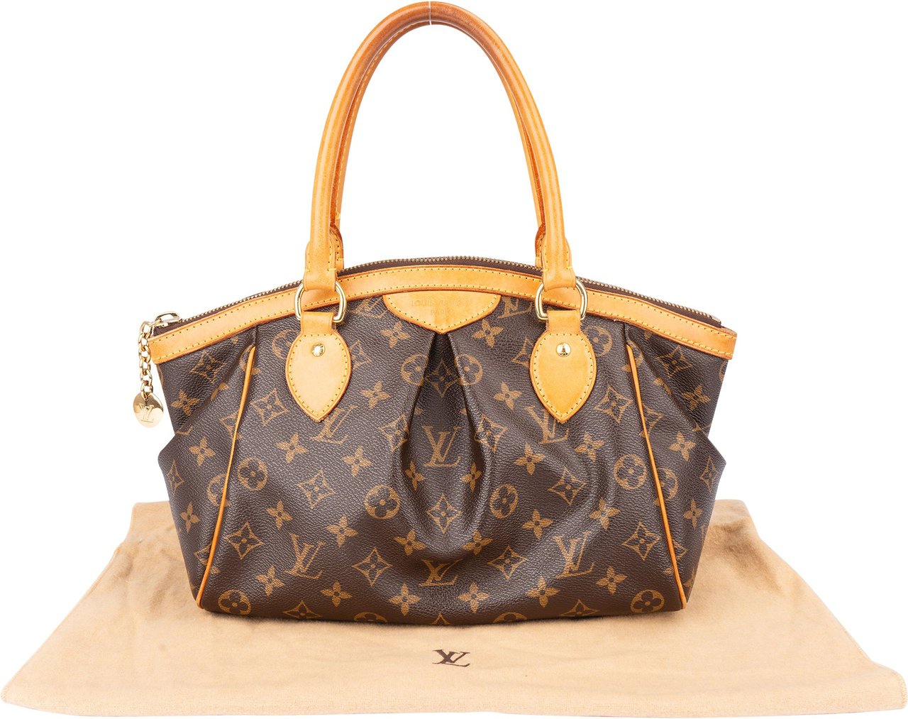 Louis Vuitton Louis Vuitton Canvas Monogram Tivoli PM Handbag Bruin