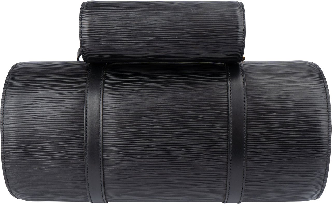 Louis Vuitton Louis Vuitton Noir Epi Leather Soufflot Set Handbag Bruin