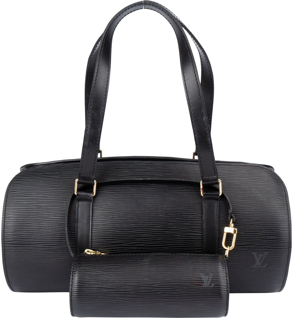 Louis Vuitton Louis Vuitton Noir Epi Leather Soufflot Set Handbag Bruin