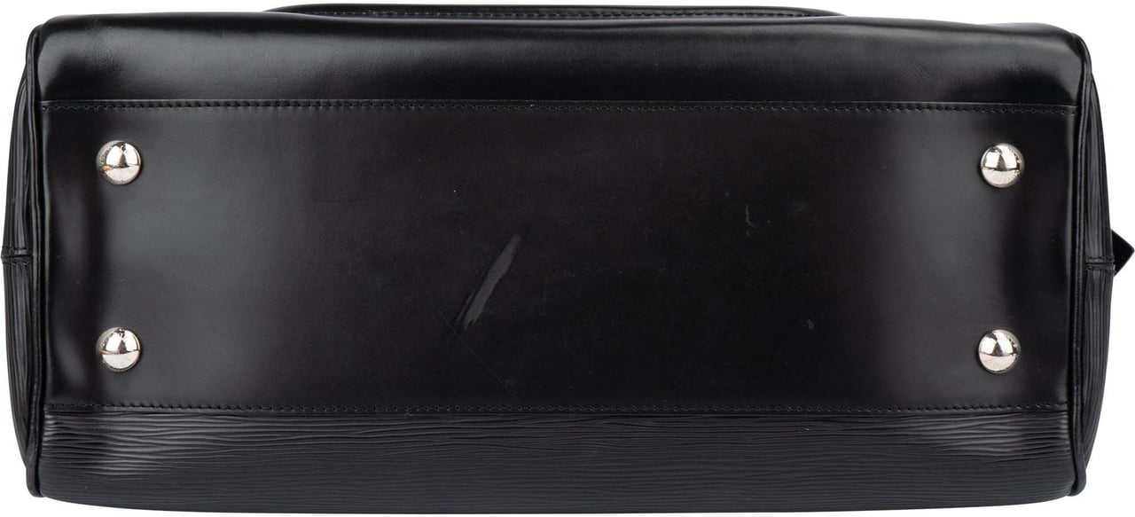 Louis Vuitton Noir Epi Leather Montaigne GM Handbag Zwart
