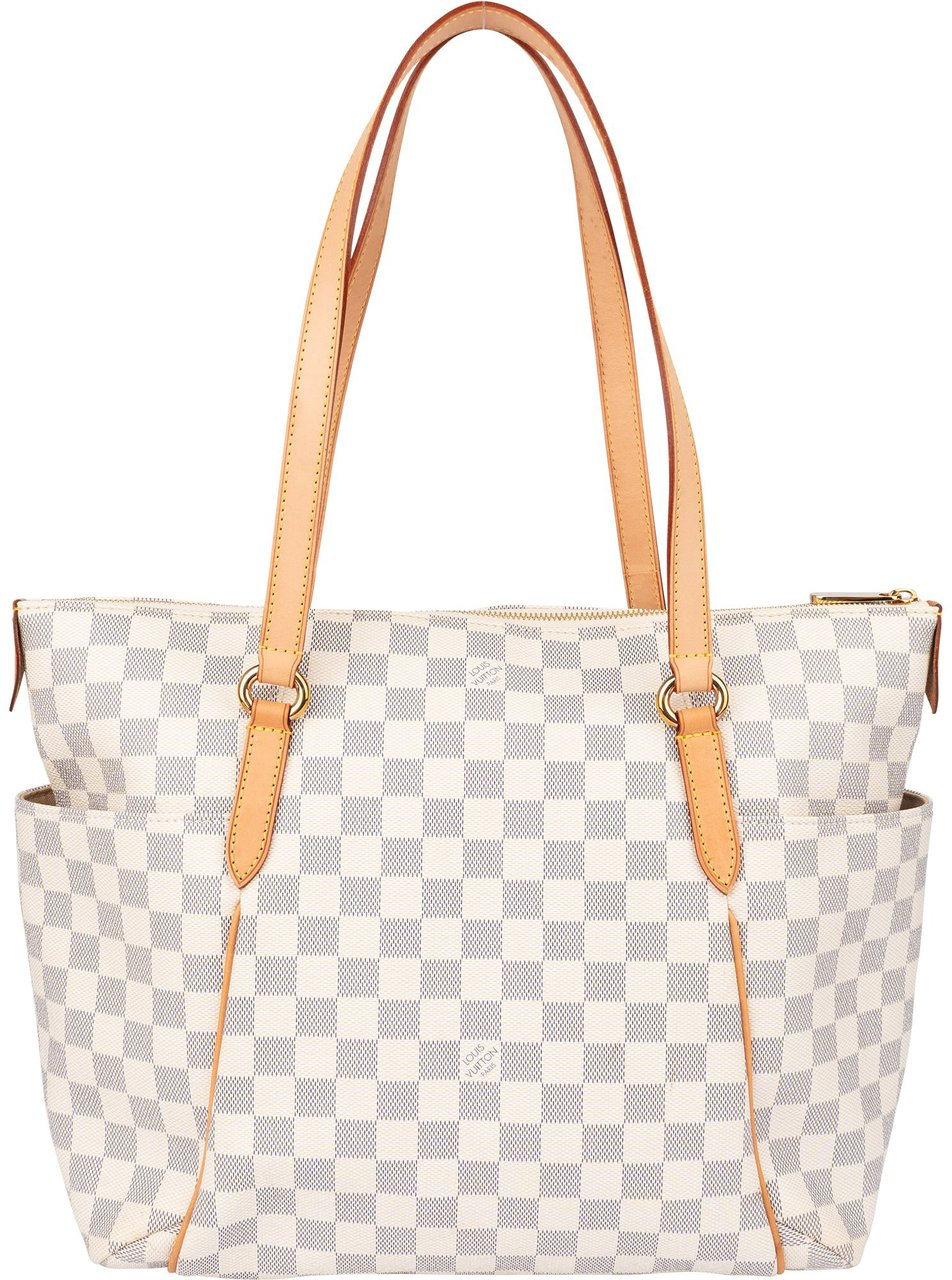 Louis Vuitton Louis Vuitton Damier Azur Monogram Totally GM Shoulder Bag Wit