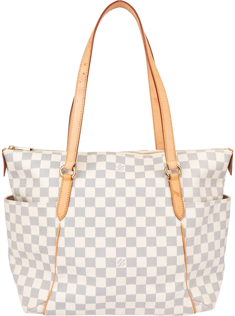 Louis Vuitton Louis Vuitton Damier Azur Monogram Totally GM Shoulder Bag Wit