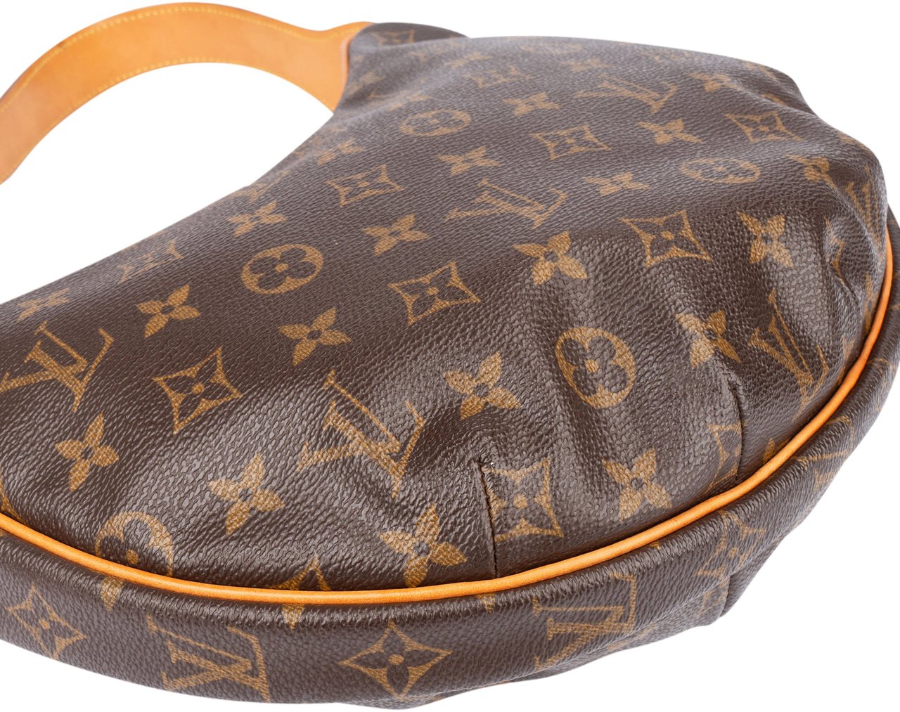 Louis Vuitton Louis Vuitton Canvas Monogram Croissant MM Shoulder Bag Bruin