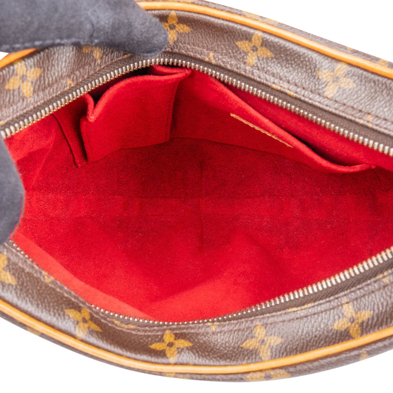 Louis Vuitton Louis Vuitton Canvas Monogram Croissant MM Shoulder Bag Bruin