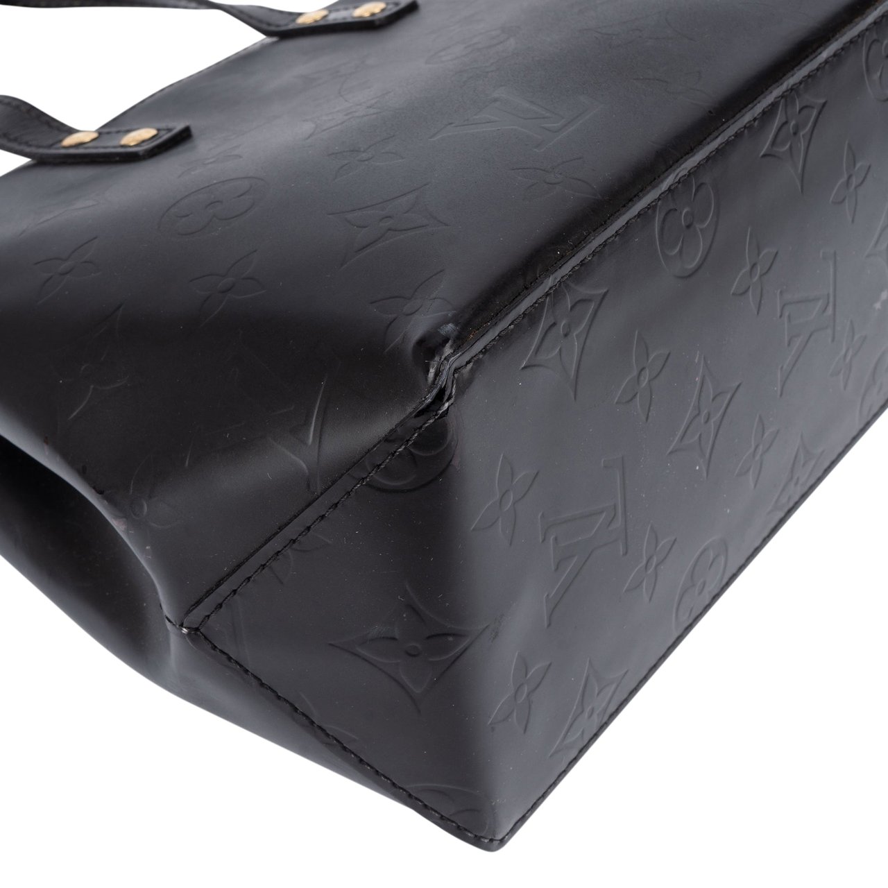 Louis Vuitton Louis Vuitton Vernis Monogram Reade PM Handbag Zwart