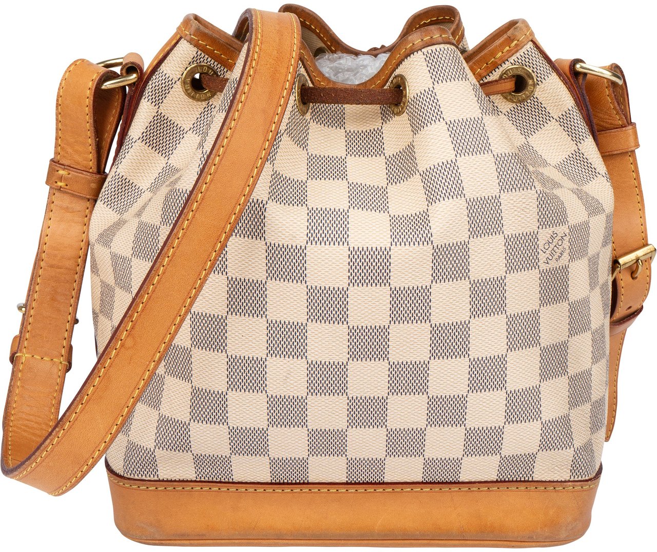 Louis Vuitton Louis Vuitton Damier Azur Monogram Sac Noe Petit NM Crossbody bag Wit