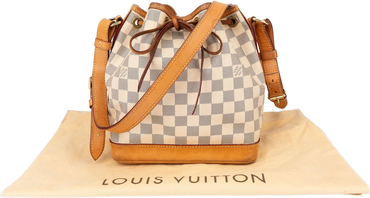 Louis Vuitton Louis Vuitton Damier Azur Monogram Sac Noe Petit NM Crossbody bag Wit