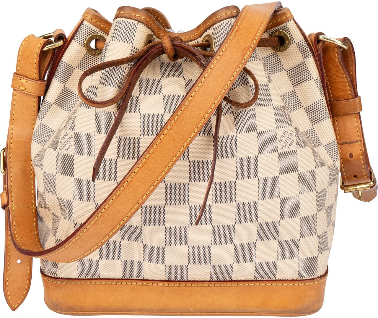Louis Vuitton Louis Vuitton Damier Azur Monogram Sac Noe Petit NM Crossbody bag Wit