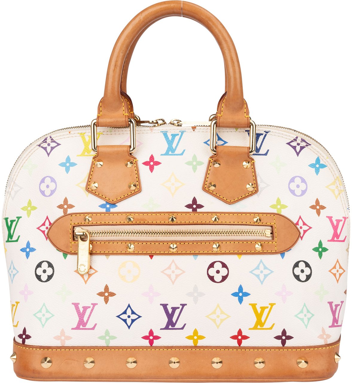 Louis Vuitton Louis Vuitton Murakami Multicolor Alma PM Handbag Wit