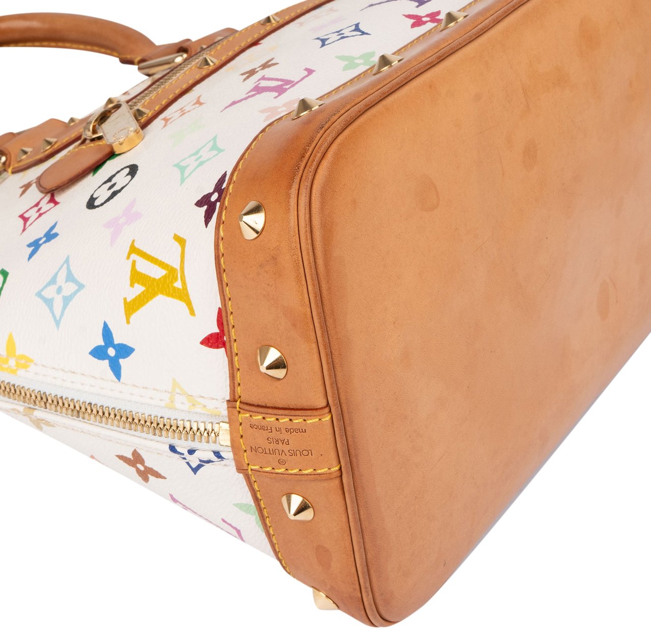 Louis Vuitton Louis Vuitton Murakami Multicolor Alma PM Handbag Wit