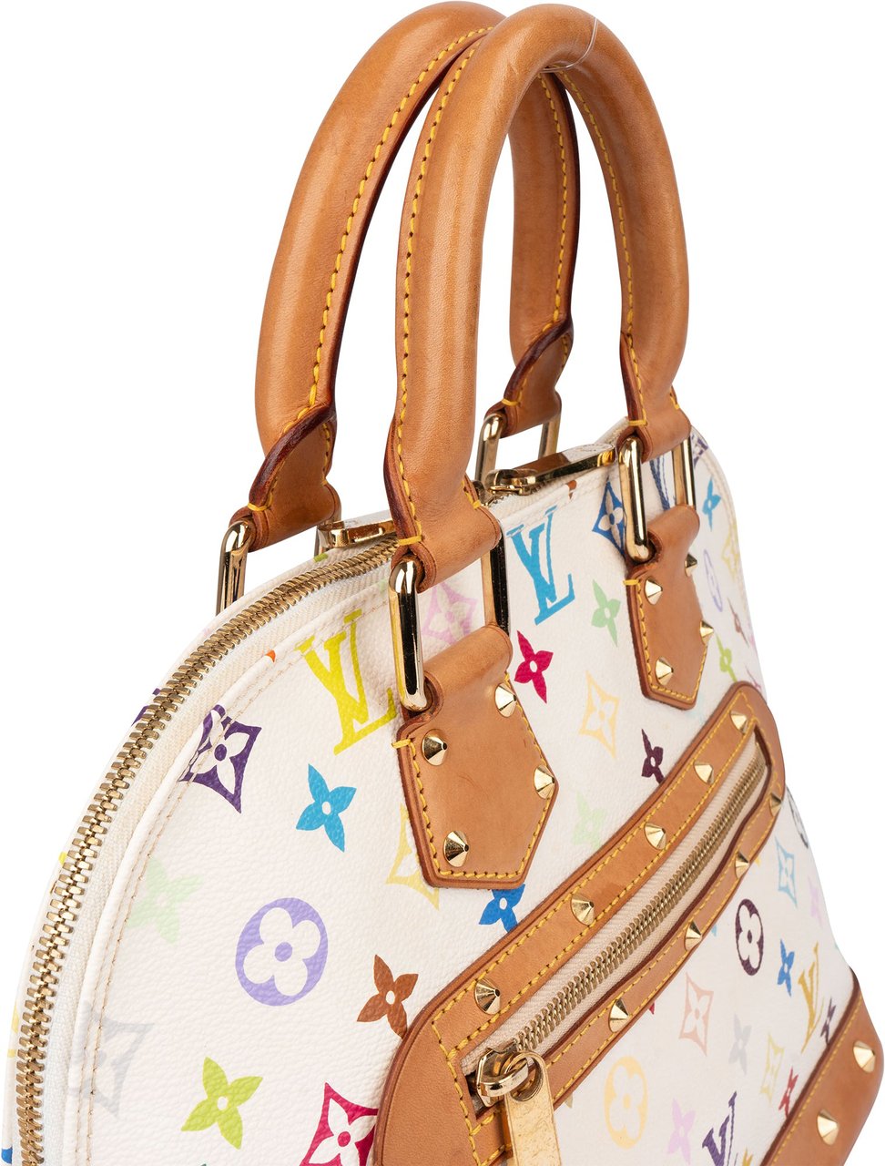 Louis Vuitton Louis Vuitton Murakami Multicolor Alma PM Handbag Wit