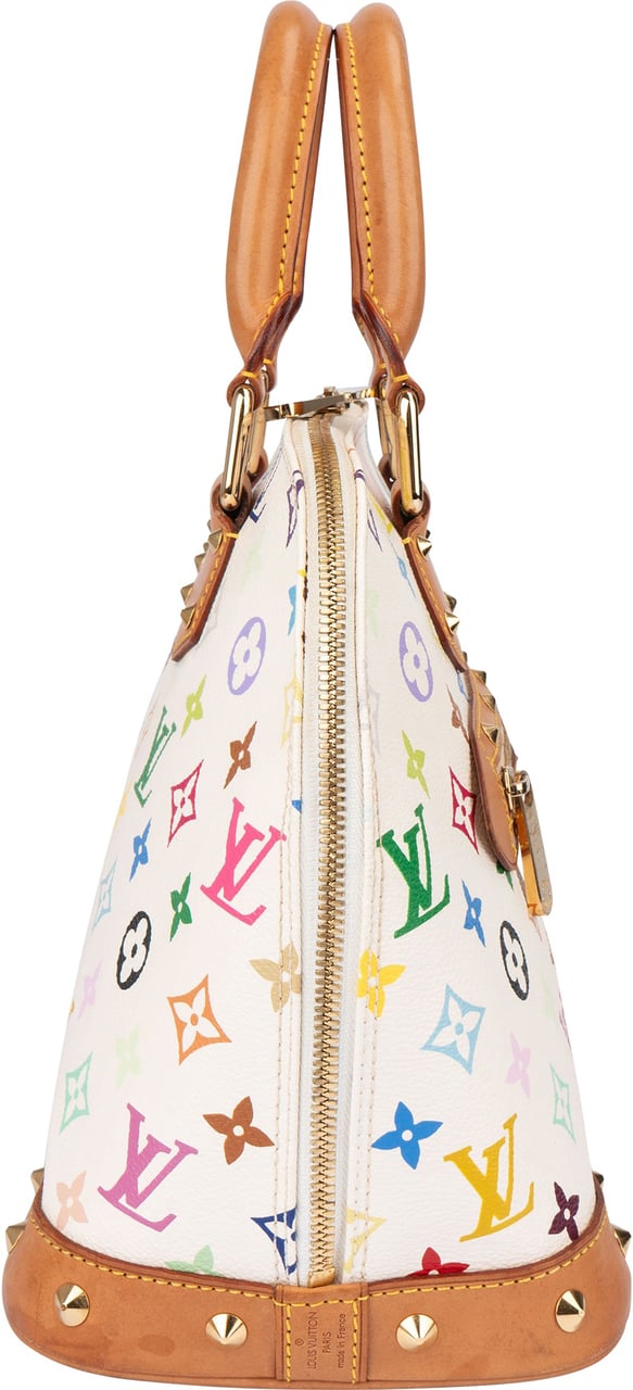Louis Vuitton Louis Vuitton Murakami Multicolor Alma PM Handbag Wit