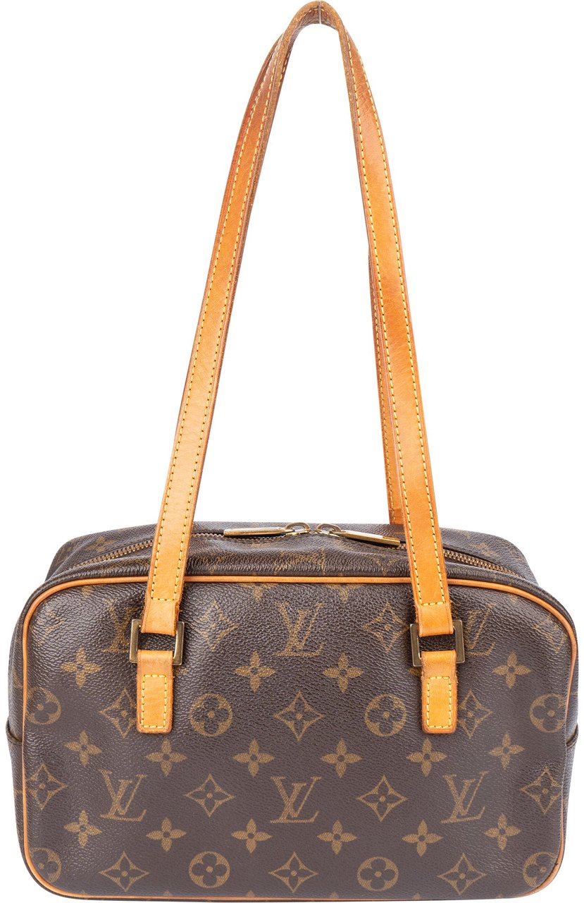 Louis Vuitton Canvas Monogram Cite MM Shoulder Bag Bruin
