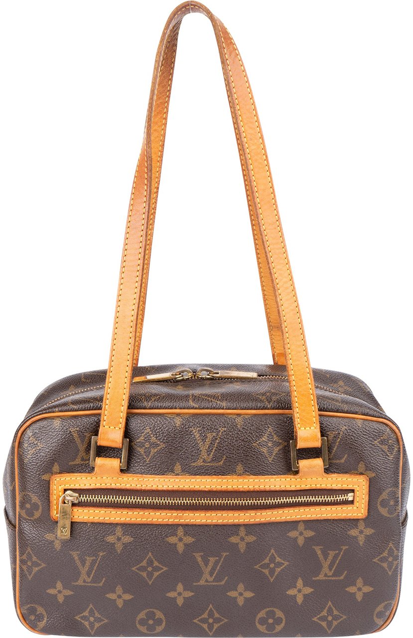 Louis Vuitton Canvas Monogram Cite MM Shoulder Bag Bruin