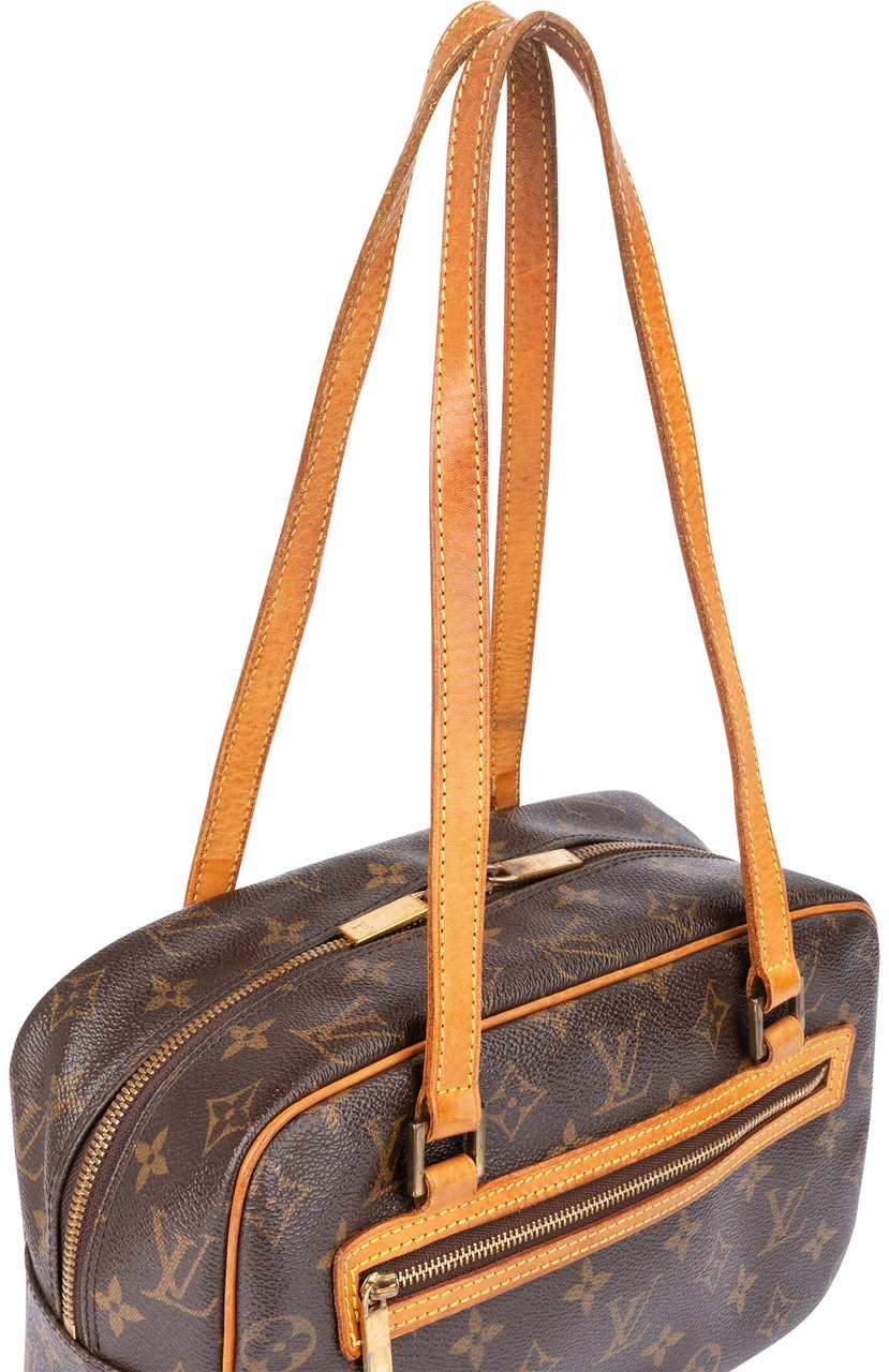 Louis Vuitton Canvas Monogram Cite MM Shoulder Bag Bruin