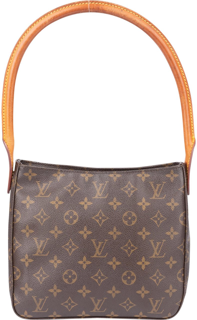 Louis Vuitton Louis Vuitton Canvas Monogram Looping MM Shoulder Bag Bruin