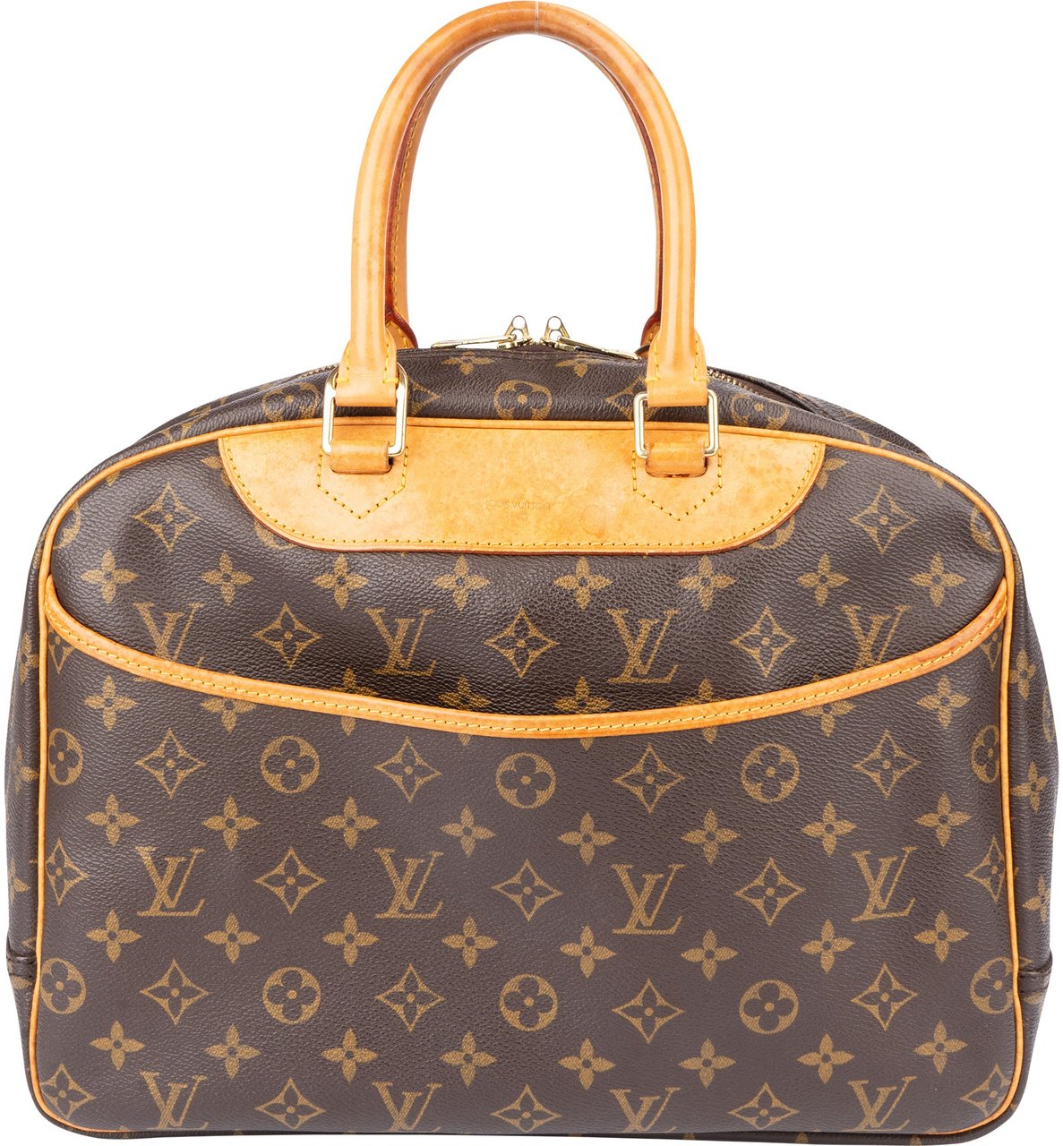 Louis Vuitton Louis Vuitton Canvas Monogram Deauville Handbag Bruin
