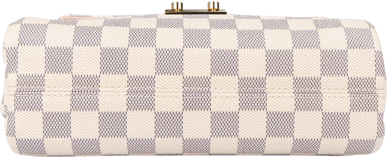 Louis Vuitton Louis Vuitton Damier Azur Monogram Croisette Handbag Wit