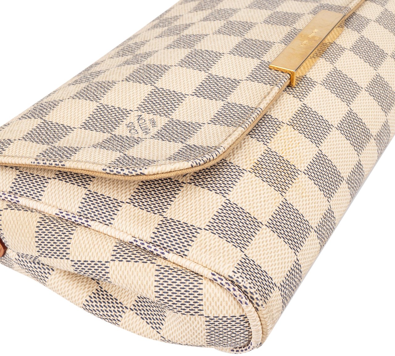 Louis Vuitton Louis Vuitton Damier Azur Monogram Favorite MM Shoulder Bag Wit
