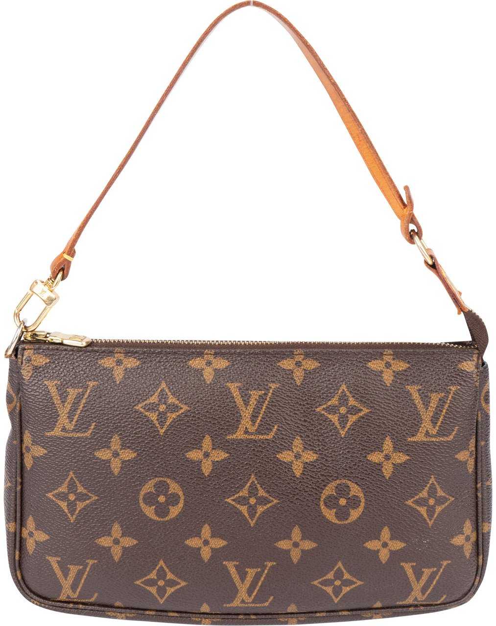 Louis Vuitton Louis Vuitton Canvas Monogram Pochette Accessoire Handbag Bruin