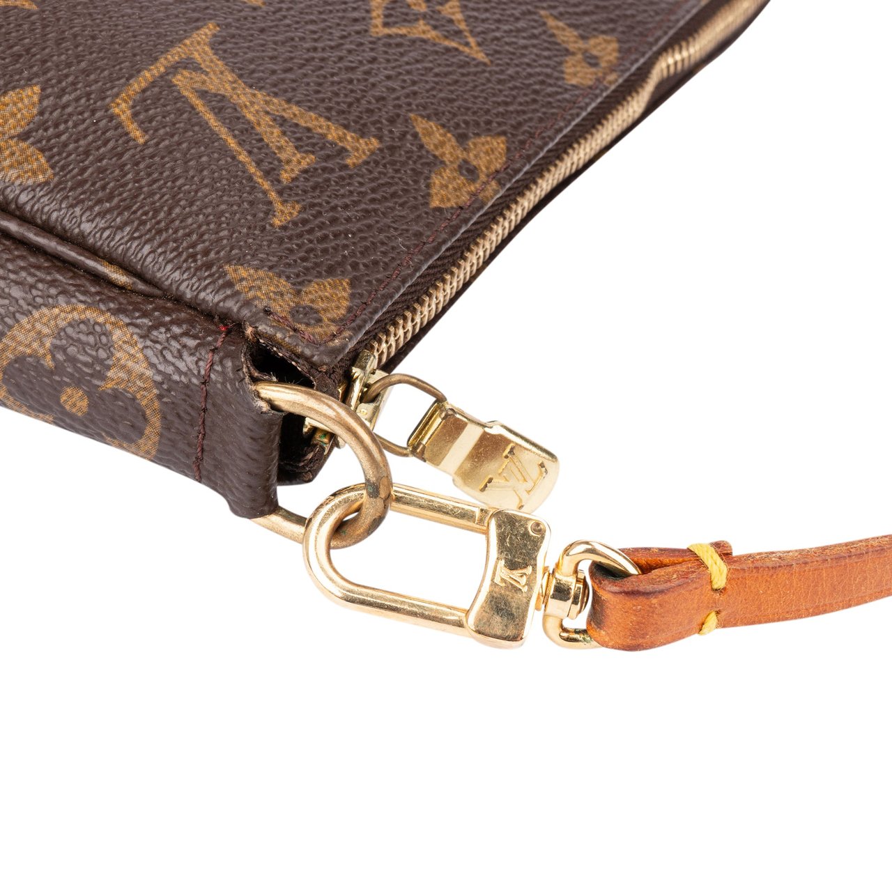 Louis Vuitton Louis Vuitton Canvas Monogram Pochette Accessoire Handbag Bruin