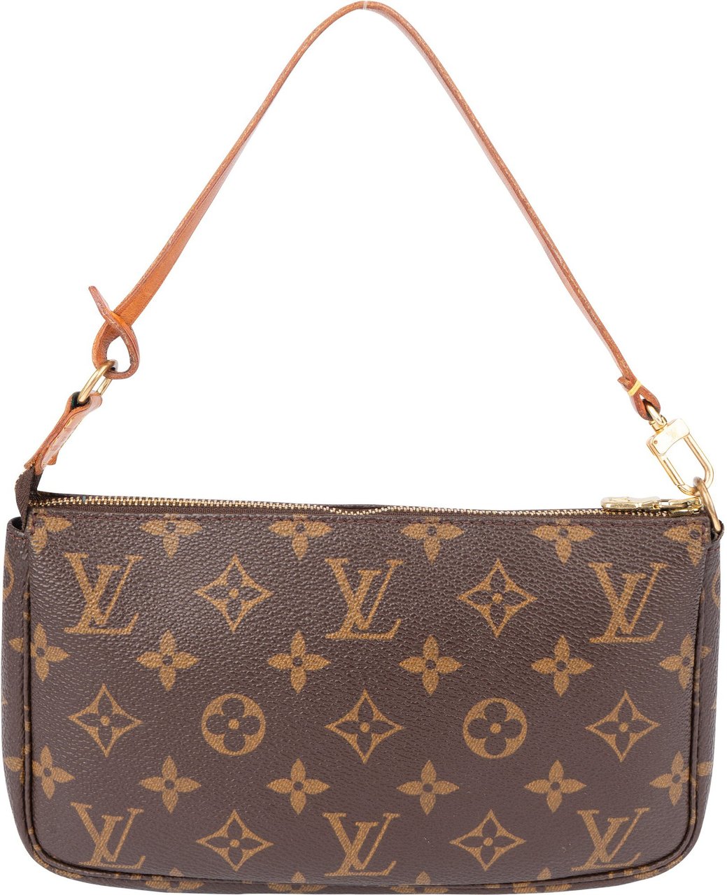 Louis Vuitton Louis Vuitton Canvas Monogram Pochette Accessoire Handbag Bruin