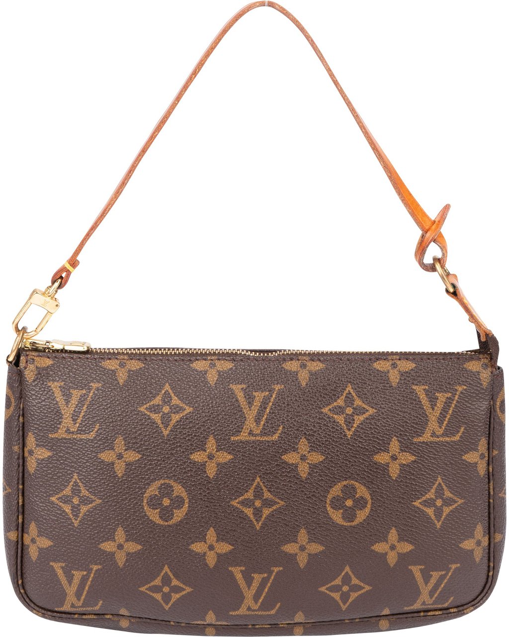 Louis Vuitton Louis Vuitton Canvas Monogram Pochette Accessoire Handbag Bruin