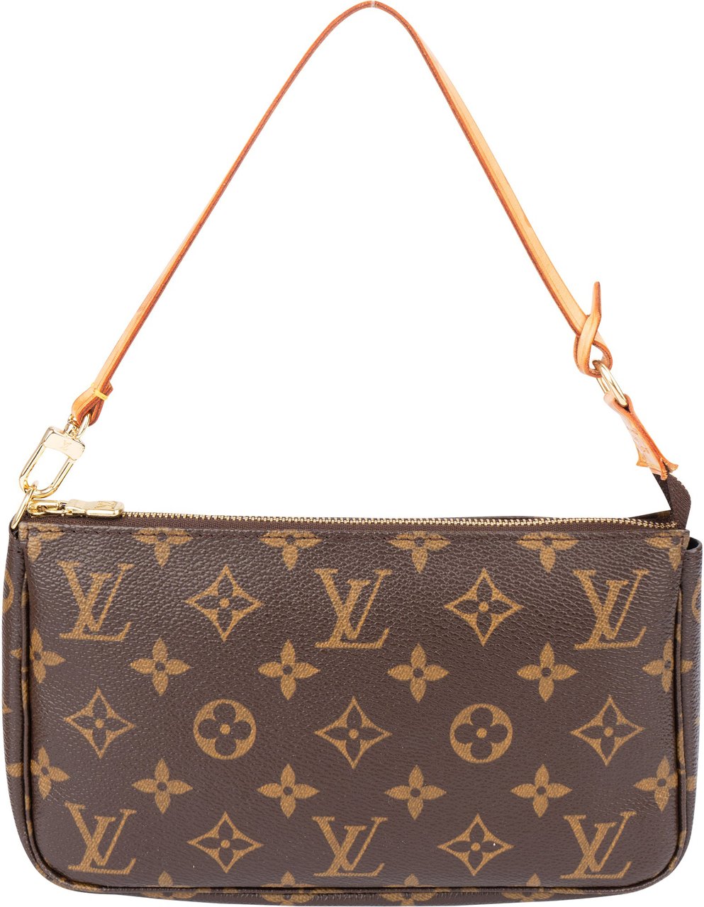 Louis Vuitton Louis Vuitton Canvas Monogram Pochette Accessoire Handbag Bruin