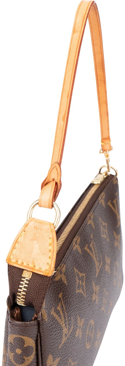Louis Vuitton Louis Vuitton Canvas Monogram Pochette Accessoire Handbag Bruin