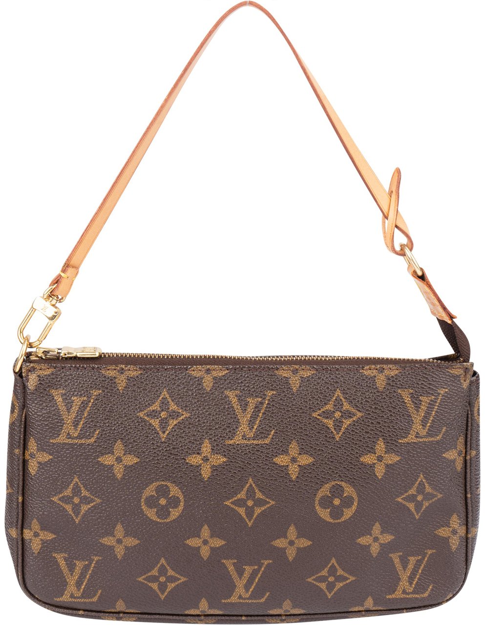 Louis Vuitton Louis Vuitton Canvas Monogram Pochette Accessoire Handbag Bruin