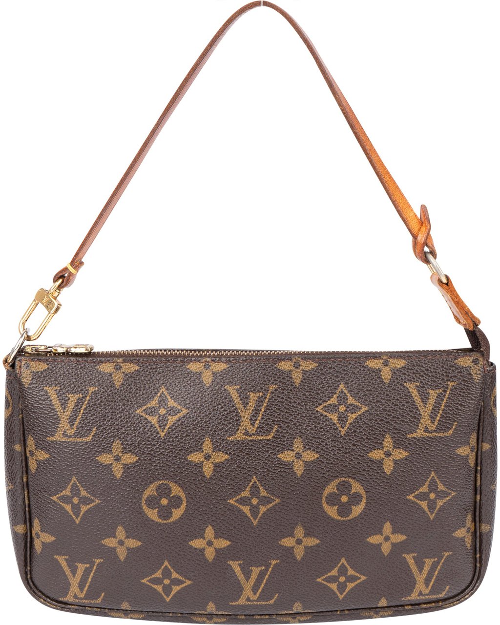 Louis Vuitton Louis Vuitton Canvas Monogram Pochette Accessoire Handbag Bruin