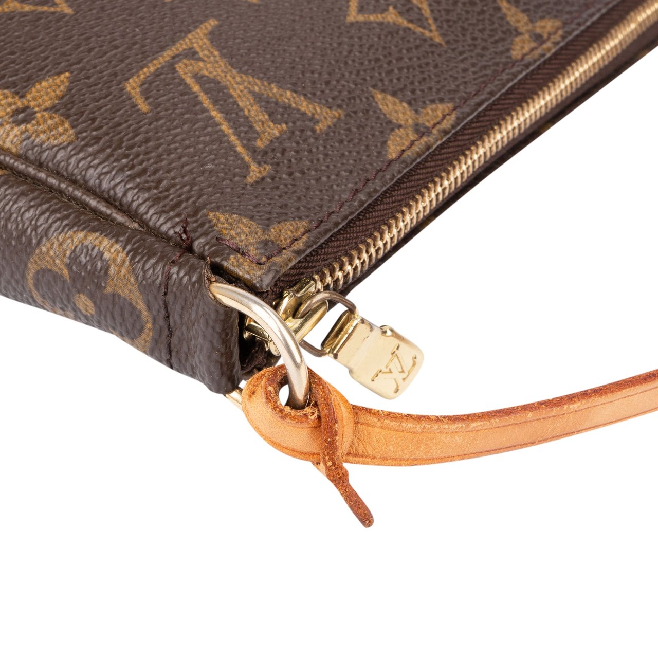 Louis Vuitton Louis Vuitton Canvas Monogram Pochette Accessoire Handbag Bruin