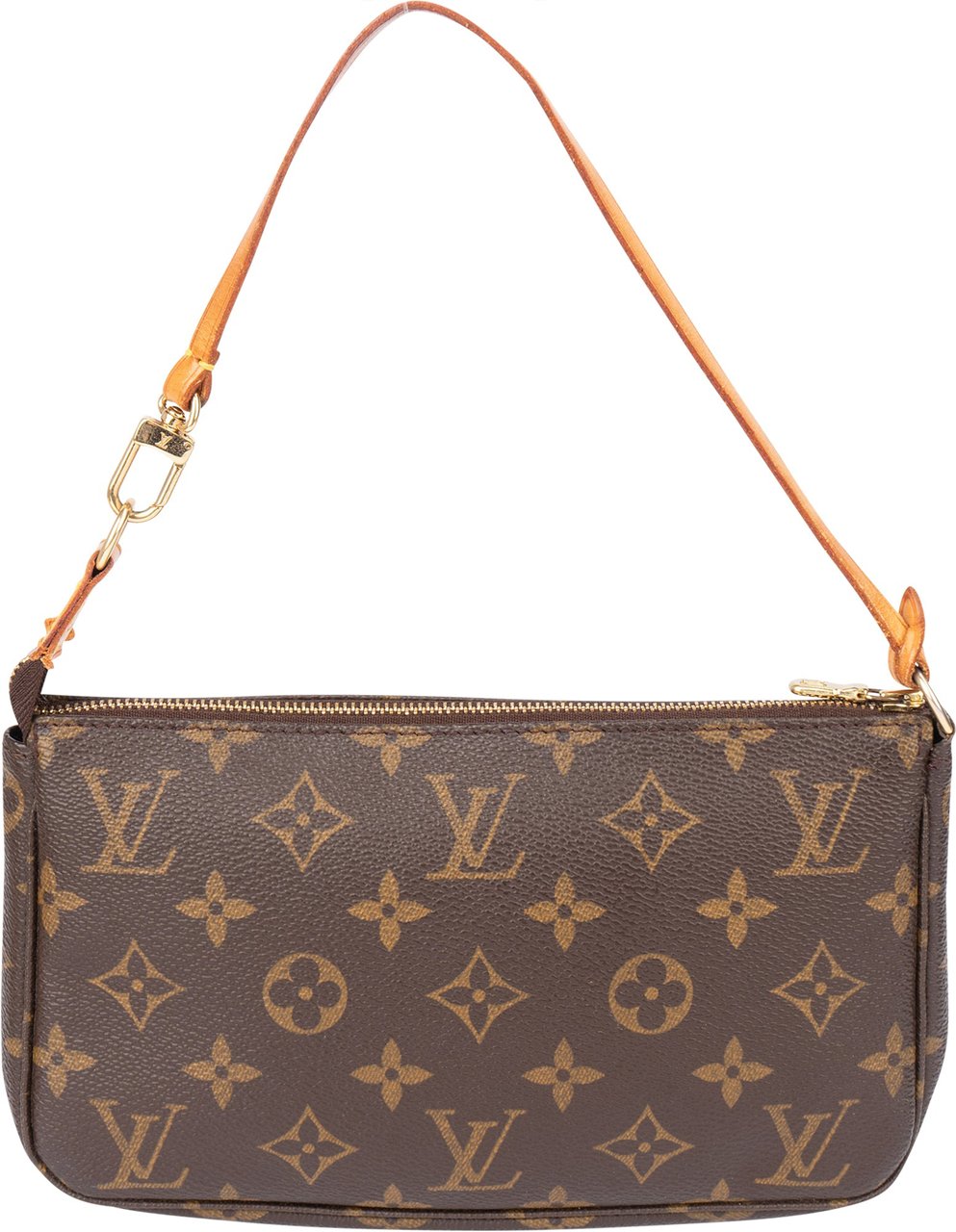 Louis Vuitton Louis Vuitton Canvas Monogram Pochette Accessoire Handbag Bruin