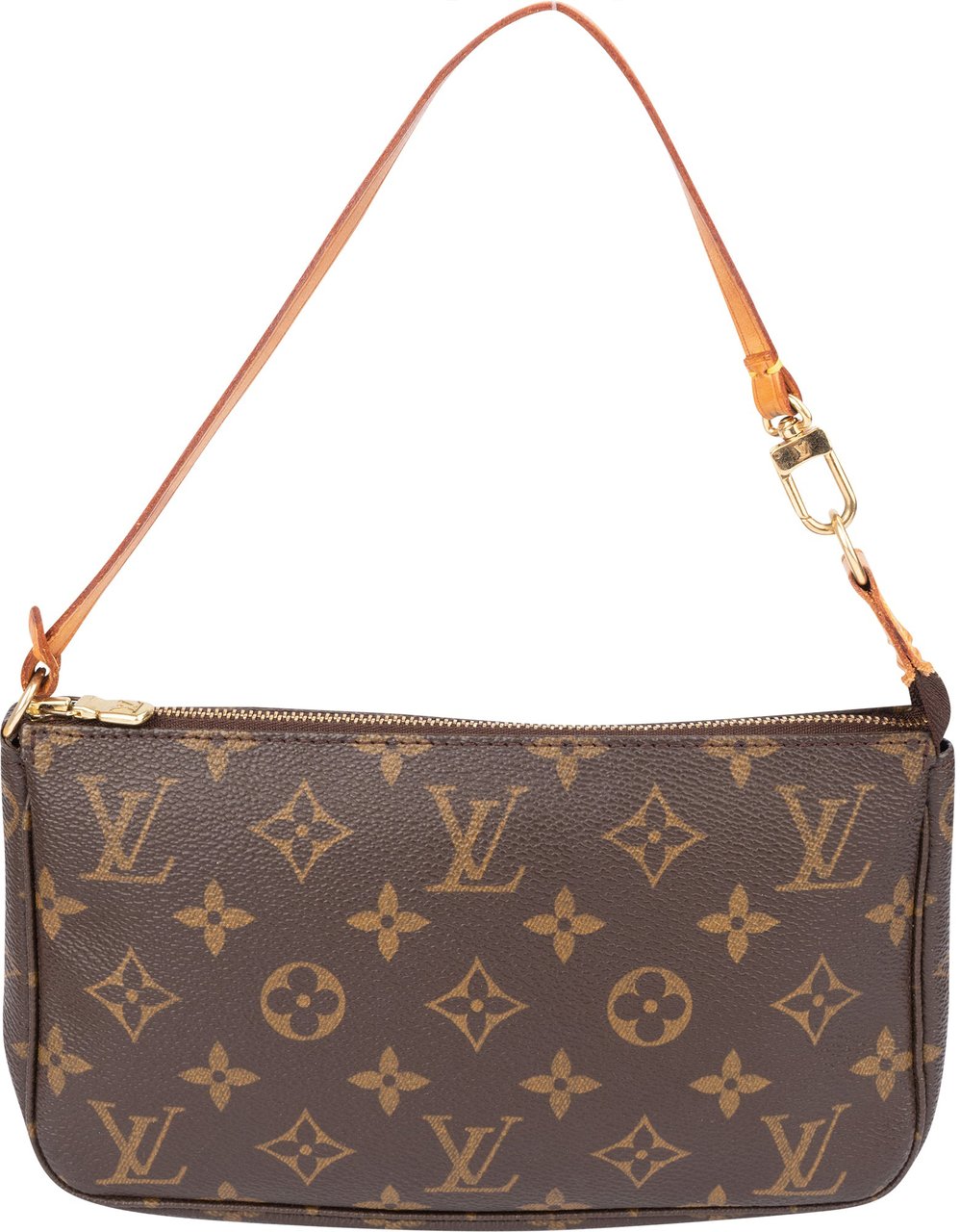 Louis Vuitton Louis Vuitton Canvas Monogram Pochette Accessoire Handbag Bruin