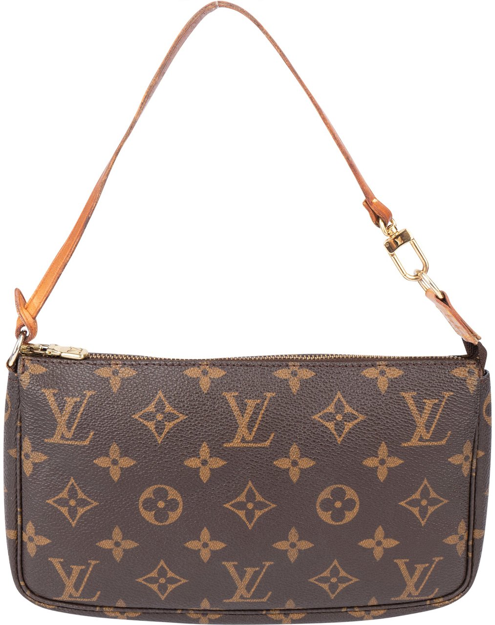 Louis Vuitton Louis Vuitton Canvas Monogram Pochette Accessoire Handbag Bruin