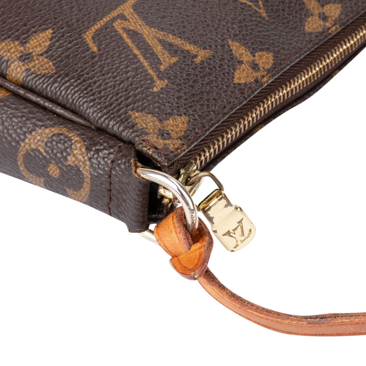 Louis Vuitton Louis Vuitton Canvas Monogram Pochette Accessoire Handbag Bruin
