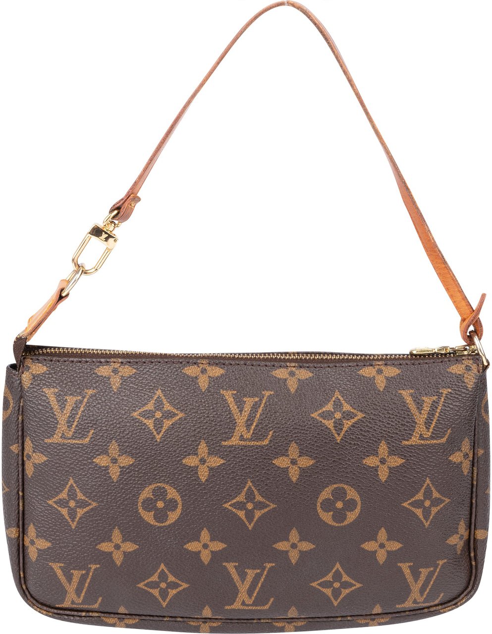 Louis Vuitton Louis Vuitton Canvas Monogram Pochette Accessoire Handbag Bruin