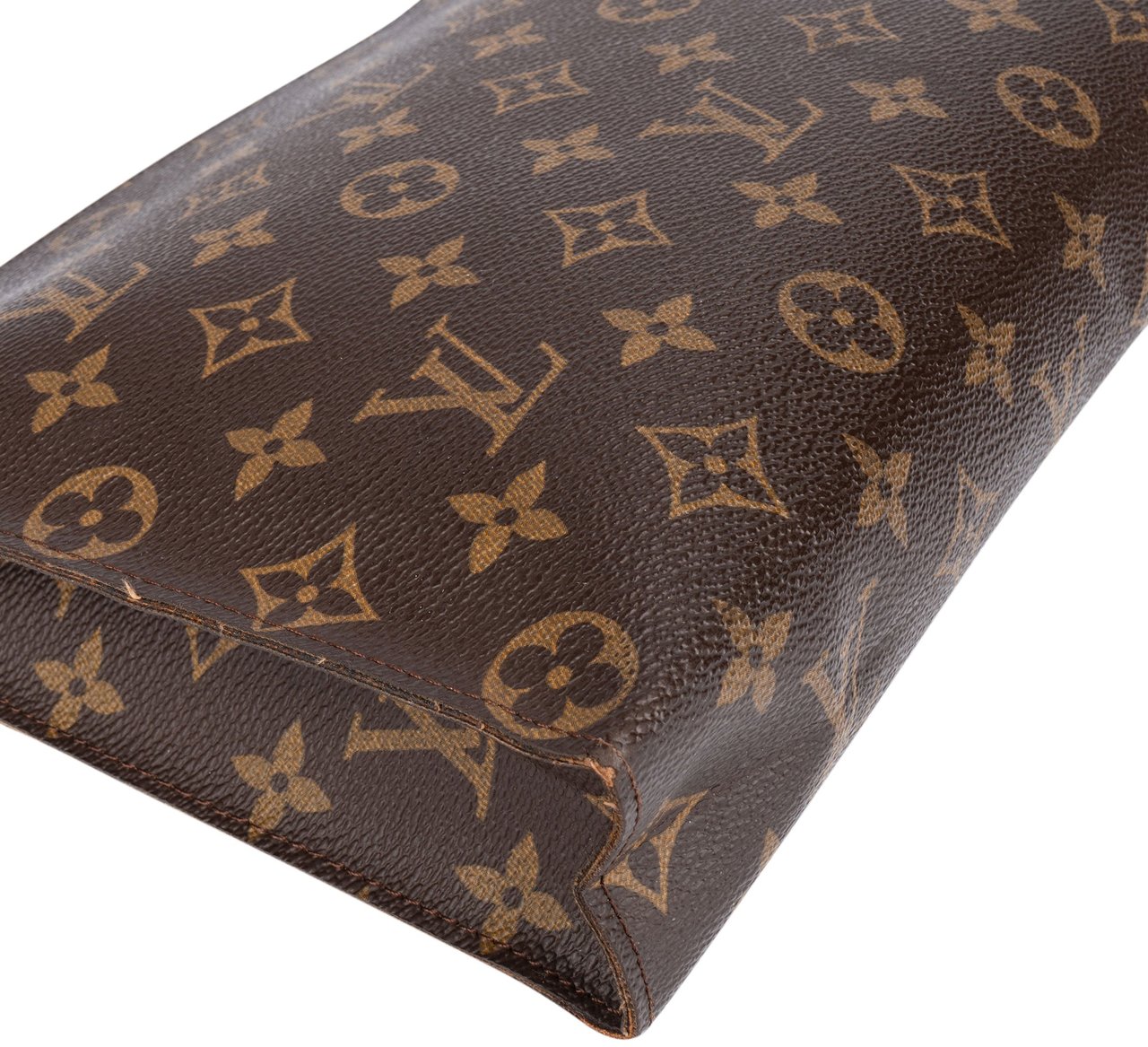 Louis Vuitton Louis Vuitton Canvas Monogram Poche Toilette 25 Clutch Bruin