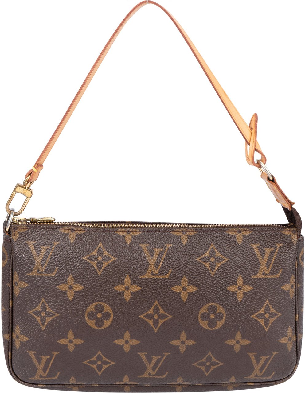 Louis Vuitton Louis Vuitton Canvas Monogram Pochette Accessoire Handbag Bruin
