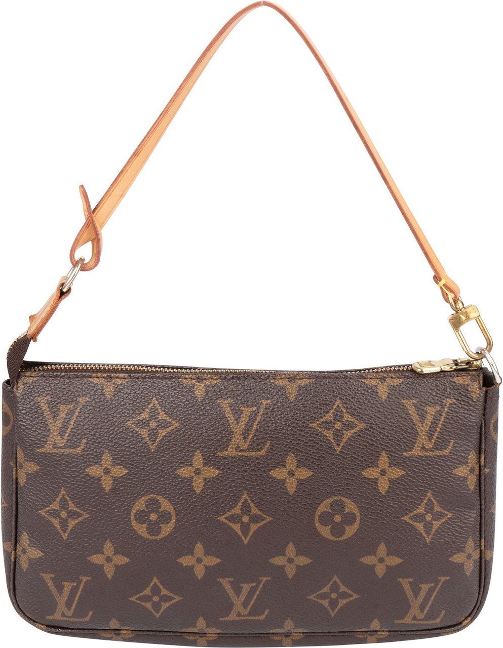 Louis Vuitton Louis Vuitton Canvas Monogram Pochette Accessoire Handbag Bruin