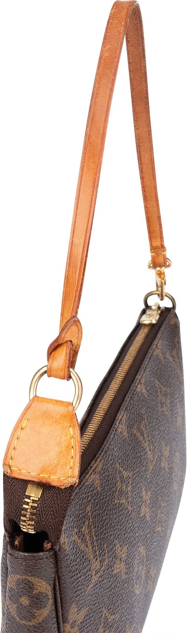 Louis Vuitton Louis Vuitton Canvas Monogram Pochette Accessoire Handbag Bruin