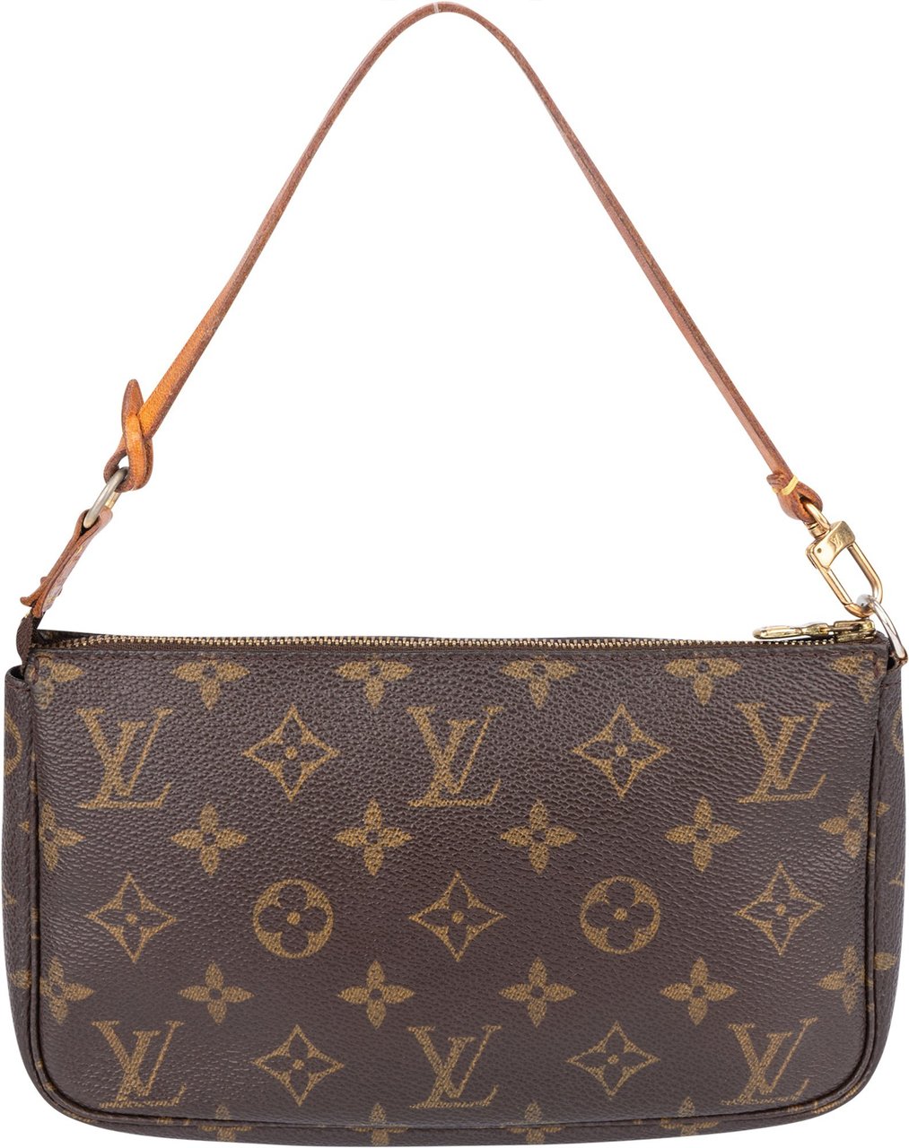 Louis Vuitton Louis Vuitton Canvas Monogram Pochette Accessoire Handbag Bruin
