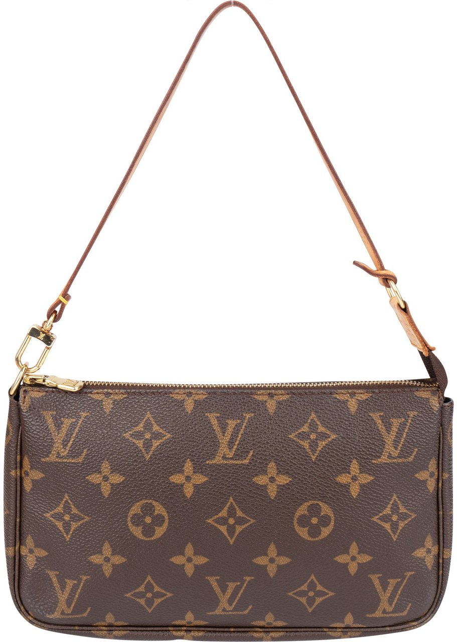 Louis Vuitton Louis Vuitton Canvas Monogram Pochette Accessoire Handbag Bruin