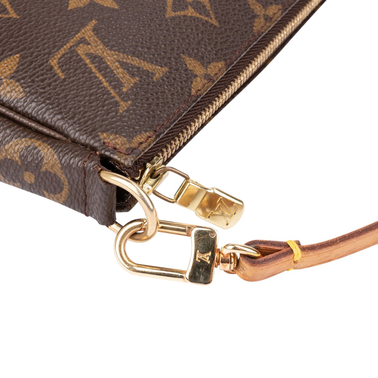 Louis Vuitton Louis Vuitton Canvas Monogram Pochette Accessoire Handbag Bruin
