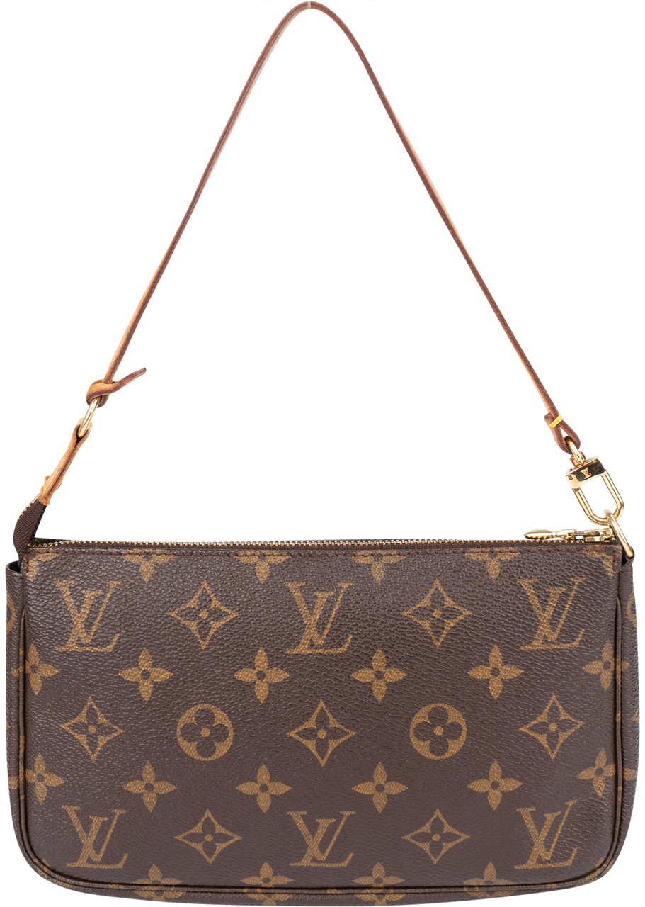 Louis Vuitton Louis Vuitton Canvas Monogram Pochette Accessoire Handbag Bruin