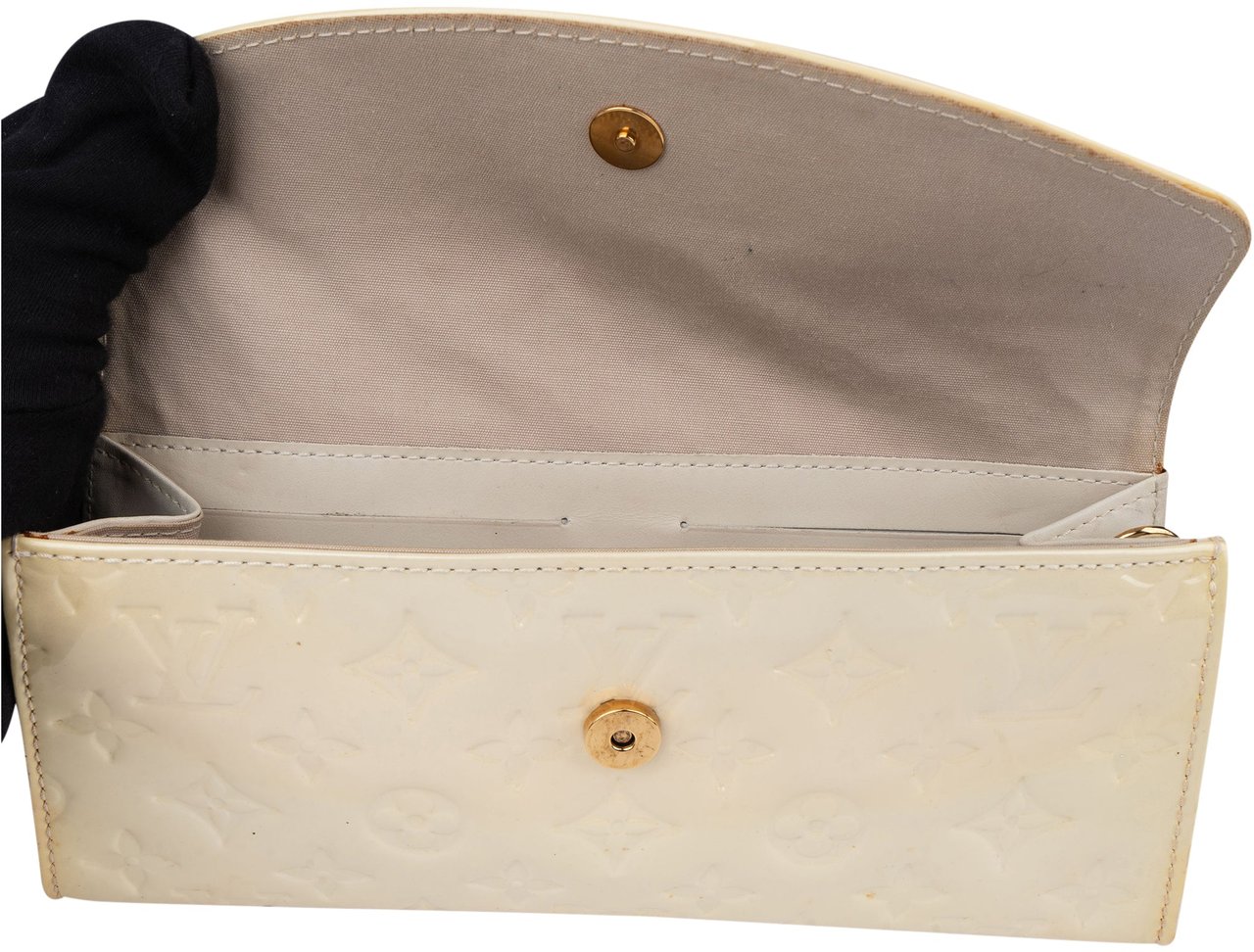 Louis Vuitton Louis Vuitton Vernis Monogram Sunset Boulevard Handbag Wit